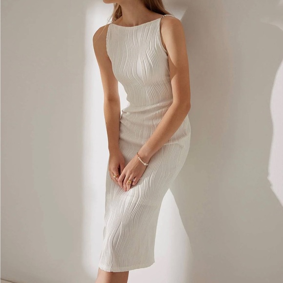 RIHOAS Dresses & Skirts - Rihoas - The Water Ripple Textured Cami Dress, NWT
